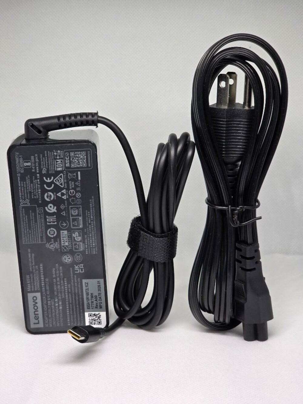 NEW Genuine OEM Lenovo 65W USB C Type-C Laptop Adapter Charger For ADLX65YLC3D